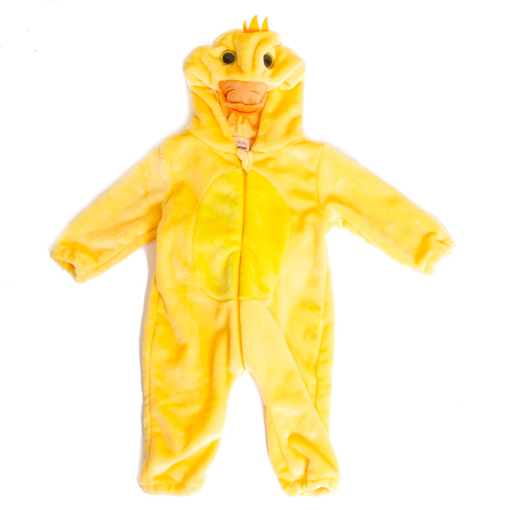 Ducks Spirit, Yellow, Sets, Kids, Infant, Ducky Costume, Full Zip, Romper, 807318